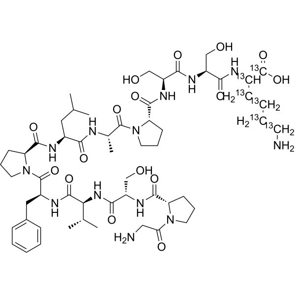 GPSVFPLAPSK-13C6 2077176-84-0